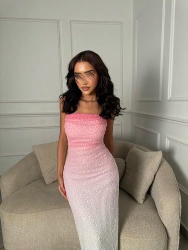 فستان ايلين المموج 1