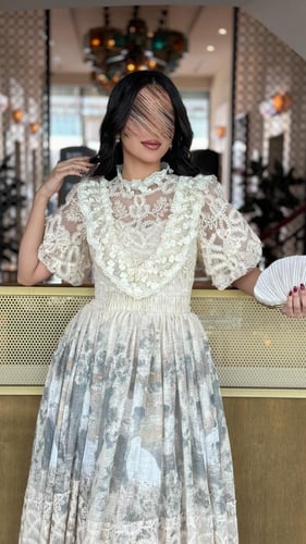 فستان دانتيل راقي