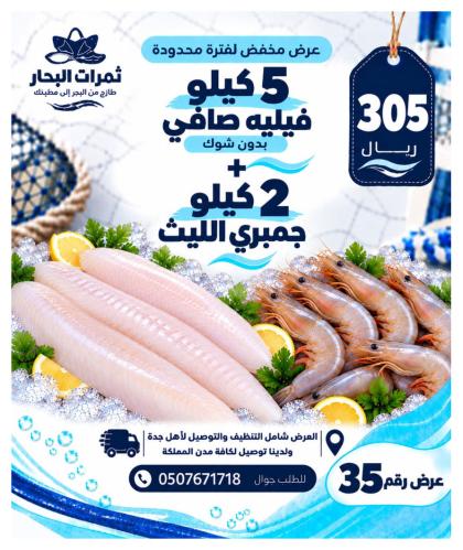 عرض 5 كيلو فيليه صافي + 2 كيلو جمبري الليث