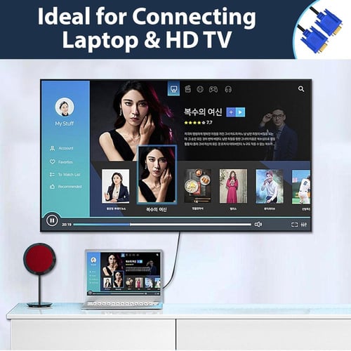 كابل داتا في جي ايه Cable Male to Male Video VGA