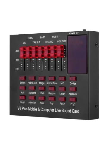 مكسر صوت مباشر V8 بلس لأجهزة الموبايل والكمبيوتر أ...