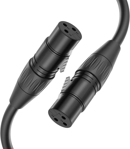 كابل موصل صوت اكسلار ممتاز مقاس XLR 2 انثى بطول 1....