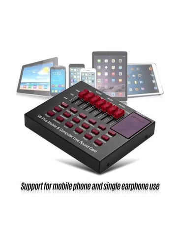 مكسر صوت مباشر V8 بلس لأجهزة الموبايل والكمبيوتر أ...