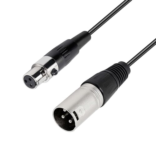 كابل صوت فاخر من XLR أنثى صغير إلى XLR ذكر بطول 1....