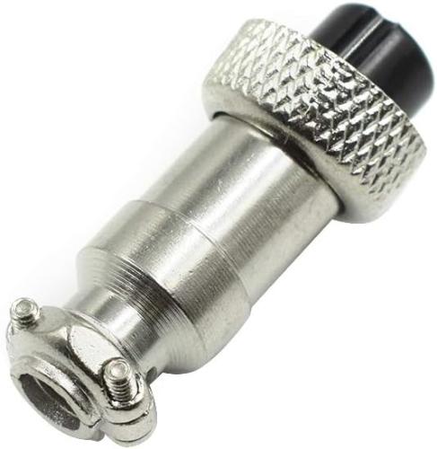 مجموعة موصل معدني 4 دبوس ذكر مع أنثى 12 مم Male Fe...