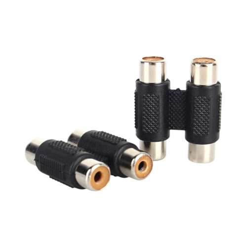 محول توصيل RCA مدخل مزدوج أنثى للصوت والفيديو RCA...