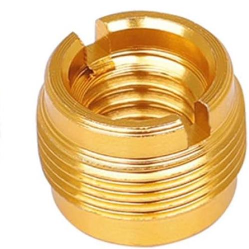 قطعتين محول لولبي مقاس 3/8 أنثى إلى 5/8 ذكر لمشابك...