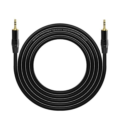 كابل صوت ستيريو ممتاز من ذكر إلى ذكر مقاس 3.5 مم ب...