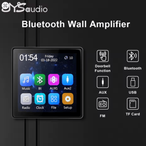 ARGENT HIFI Mini Amplifier Wall 4 inch Class Audio...