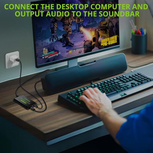 LiNKFOR Optical Out to 3.5mm Analog to Digital Aud...