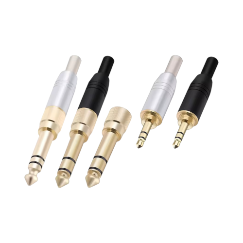 جك صوت 2 قطعة لحام مع موصل لسماعات الرأس ماركة ارج...