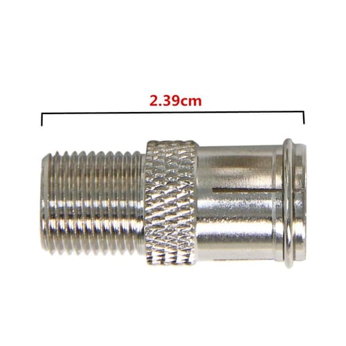 عبوة 10 قطع موصل محوري هوائي سريع التوصيل RF Femal...