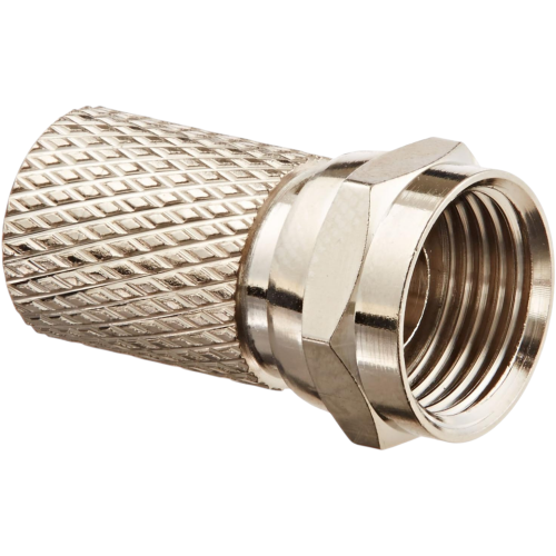 عبوة 50 قطع كونكتور موصل بي ان سي RG-6 BNC TV Conn...