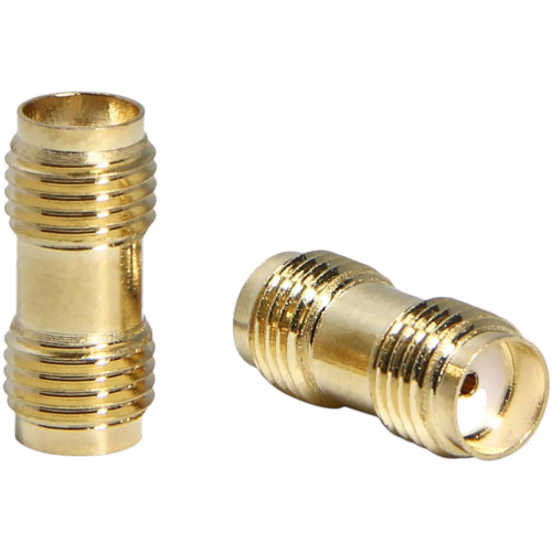 محول هوائي ار اف انثى الى انثى تيار مستمر SMA RF F...