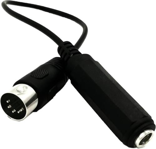 Male 5 Pin Female 6.35mm 20cm موصل اشارت صوت