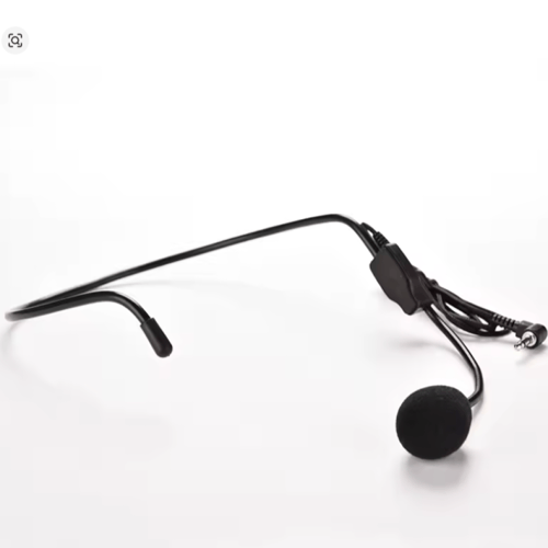 ميكروفون سماعة محموله مثبت على الرأس سلكي 3.5 ملم...