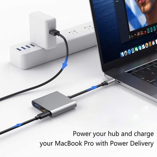 Converted 4K USB 3.1 Type-C TO USB/ HDMI/ USB-C مح...