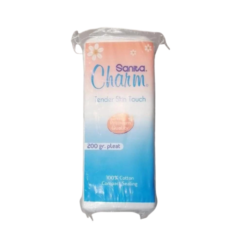 قطن سانيتا شارم لتنظيف الوجه المكياج 200جرام