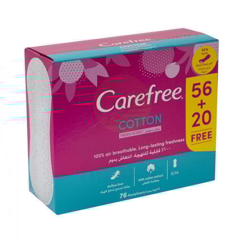 كير فري قطن 56 + 20 عطر منعش