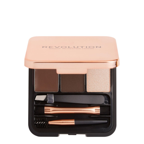 رفليوشن - باليت حواجب DARK BROWN 08