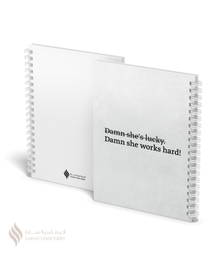 دفتر سلك (رمادي)