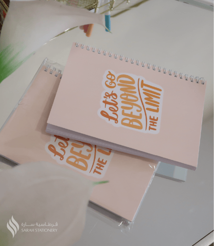 دفتر سلك A5 (أصفر)