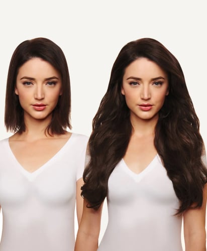 كلبسات مخفي ناعم /ويفي/ كيرلي/ درجة 2# بني