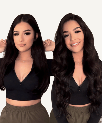 كلبسات قطعه واحده بني غامق #1C