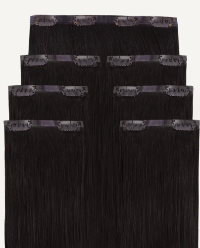 كلبسات مخفي ناعم /ويفي/ كيرلي/ درجة 1C# بني داكن