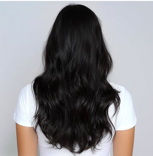 كلبسات متعددة ناعم \ ويفي \ كيرلي اسود غامق 1#