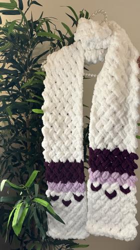 شال رقبة درجات البنفسجي