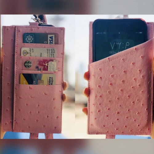 حامل جوال و كروت | زهري