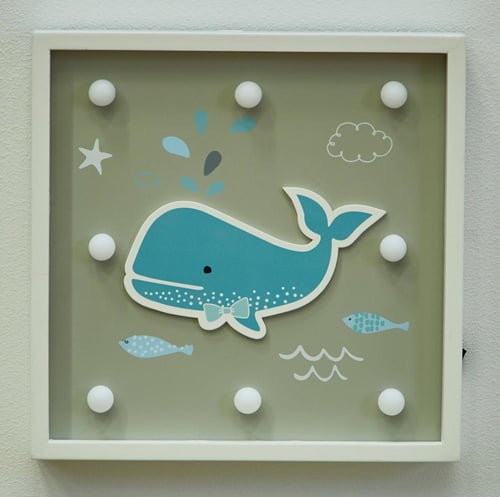 إضاءة حائط شكل حوت