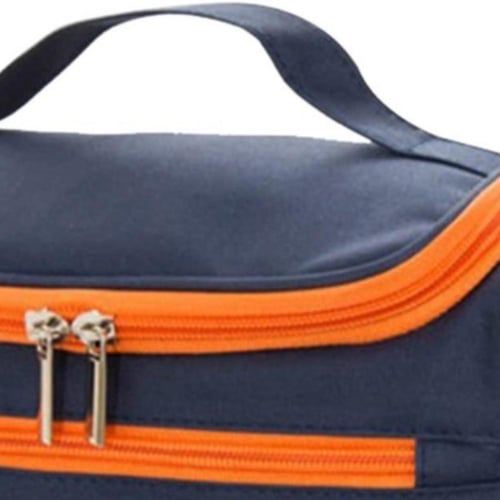 حقيبة تنظيم مستحضرات تجميل كبيرة مع تقسيمات عديدة...