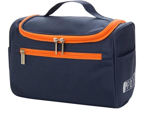 حقيبة تنظيم مستحضرات تجميل كبيرة مع تقسيمات عديدة...