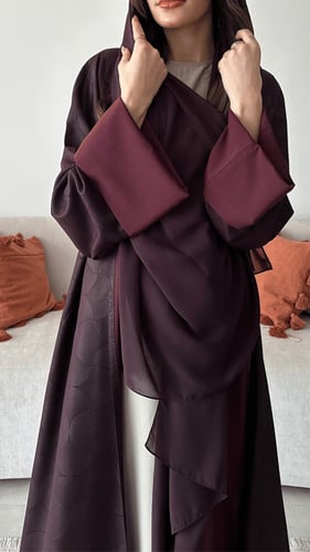 عباية جاكار هندي بقصة نصف كلوش