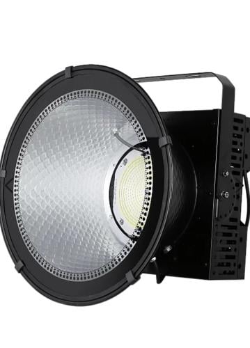 كشاف هنجر متحرك أسود إضاءة أبيض - 600 واط