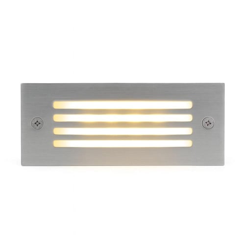 كشاف درج مستطيل استيل فضي