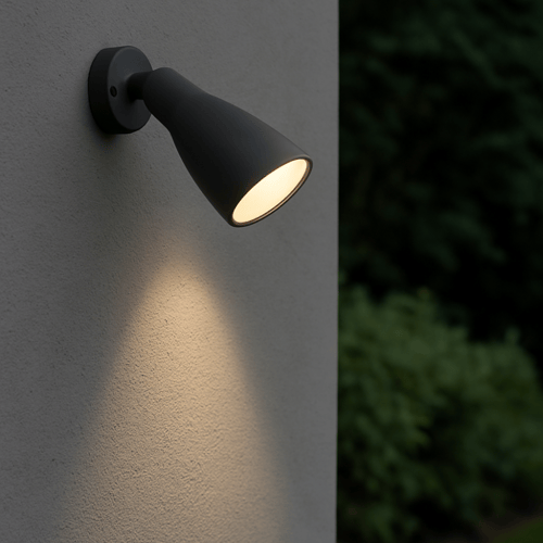 كشاف زرع جداري – جرم رمادي أنيق