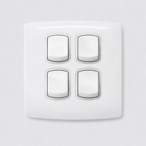 مفتاح رباعي ألف الجديد أبيض