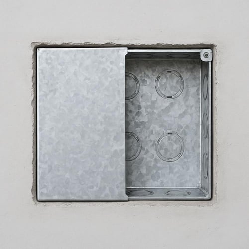 قسام حديد 300×300×100×0.9 مم غاطس