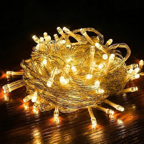 سلسلة اضاءه طوليه ١٠ متر لون اصفر رقم 2463