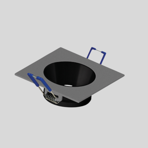 فريم سبوت ضد التوهج مربع رمادي - الفنار