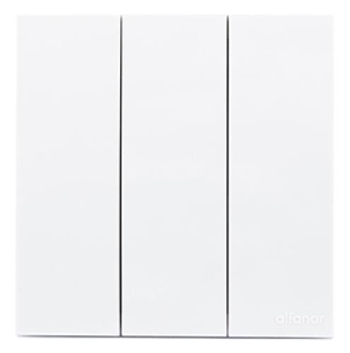 ماسة - مفتاح ثلاثي حبة كاملة 16 أمبير 7×7 أبيض