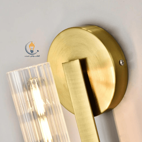 اضاءة جدارية زجاج مقلم