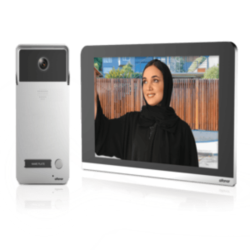 طقم انتركوم مرئي مع وحدة خارجية زر - الفنار