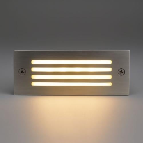 كشاف درج مستطيل استيل فضي