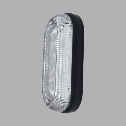 بيضاوي شفاف أسود - إضاءة شمسي 4000K