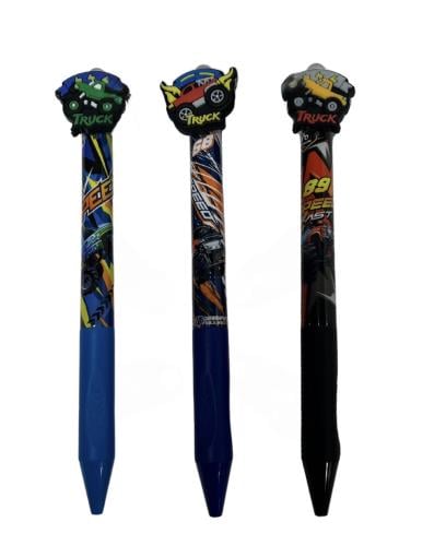 قلم جاف مزود بمساحة (قابل للمسح)