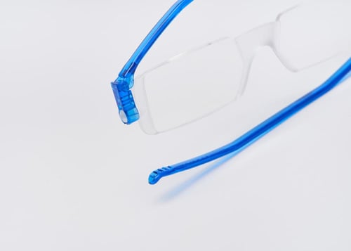 نظارات قراءة نانيني ايطالي مقاس +2 لون ازرق